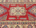 3x5 Red Kuba Afghan Hand Knotted Wool Area Rug